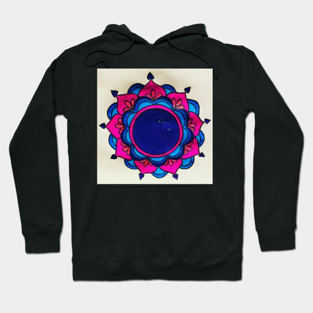 Mandala Flower Hoodie by Mira Taylor